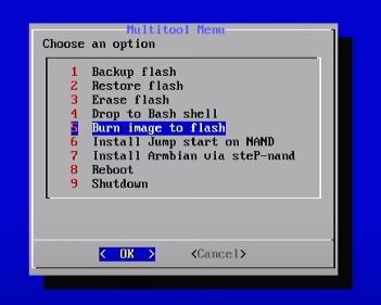Burn image to flash